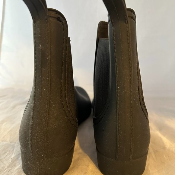 JC Play Jeffrey Campbell  'Forecast' Rain Boots, Matte Black  Size Women 10 NEW - Picture 4 of 6